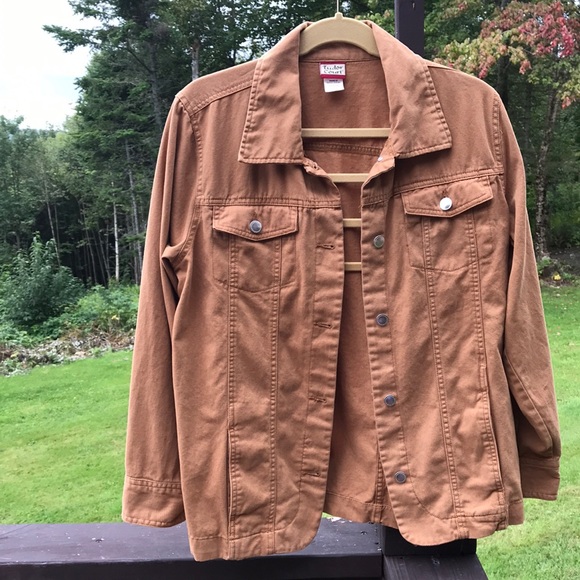 Tudor Court Jean Jacket / Denim Jacket. Great Neutral Color. Size Large - Picture 5 of 9